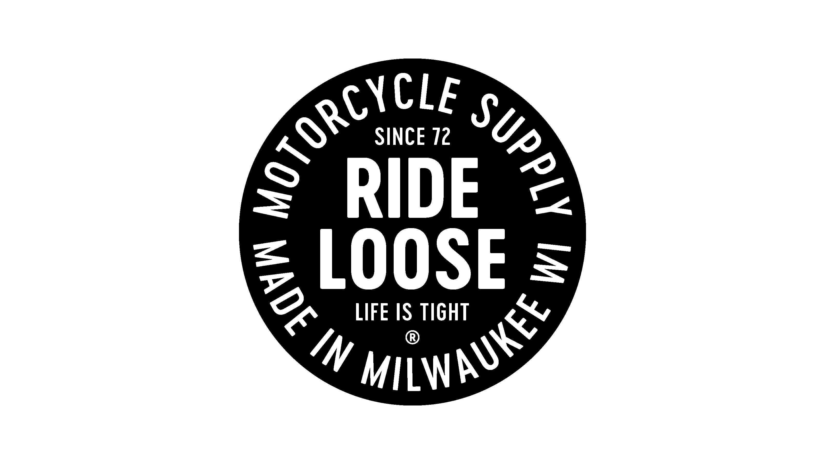 Motorcycle supply shop logo badge black