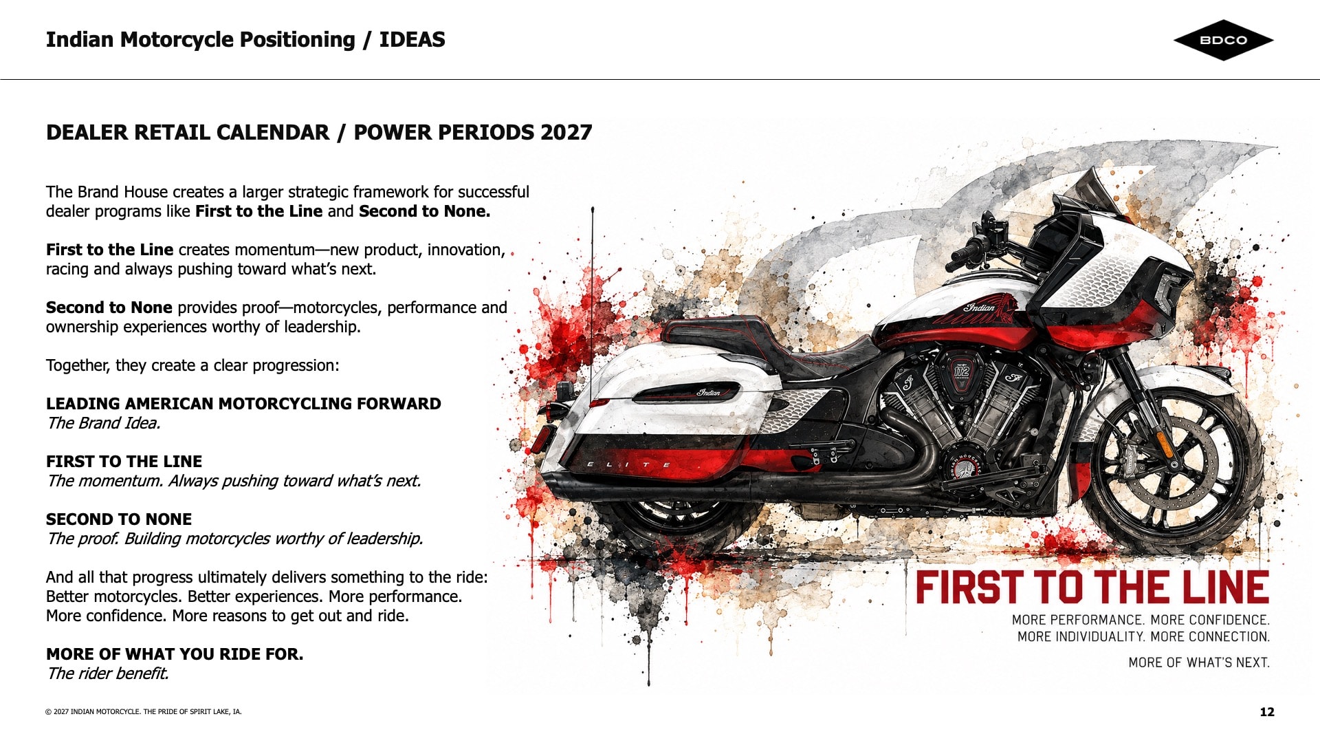 Indian Motorcycle watercolor artistic rendering